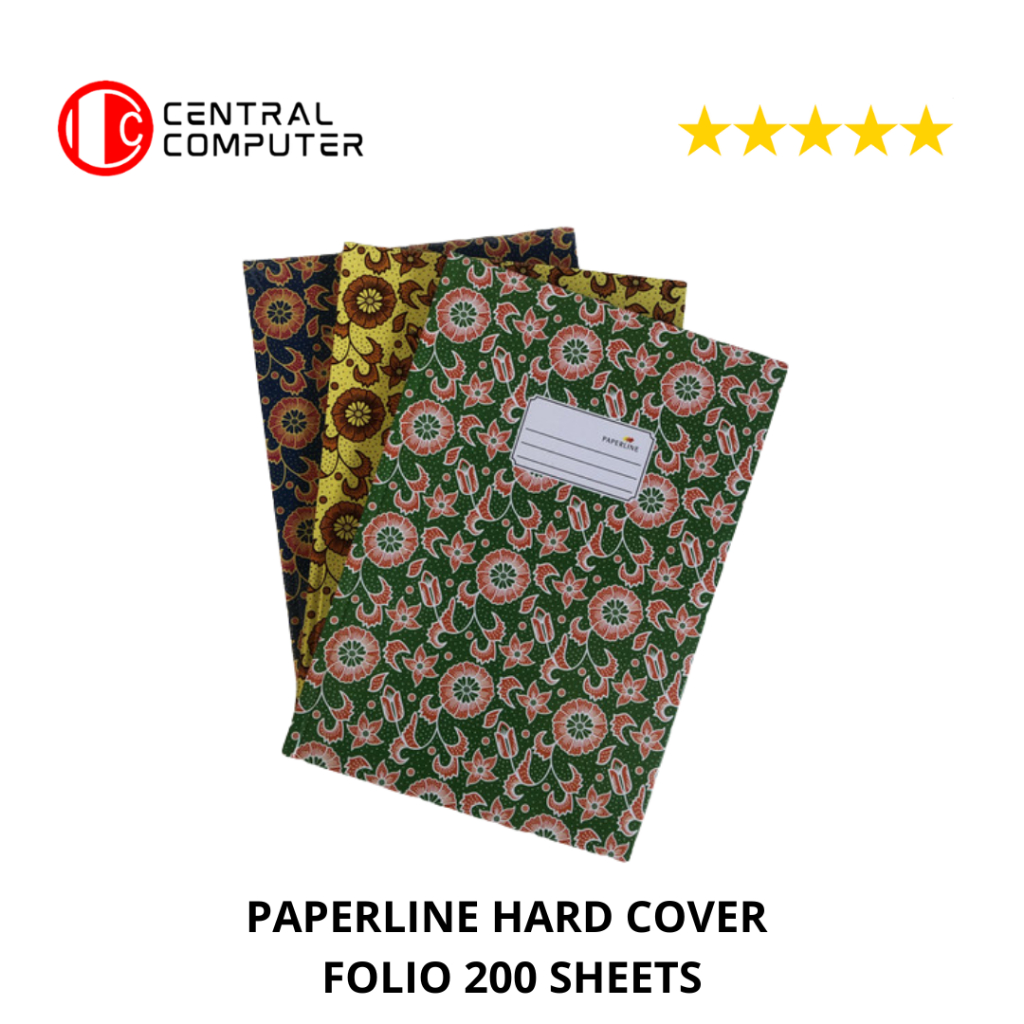 

Buku Hard Cover Folio 200 Paperline 1 Buah Ecer