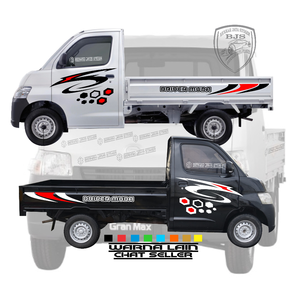 STIKER MOBIL GRAND MAX PICK UP STICKER BODY SAMPING NEW PICK UP GRAN MAX