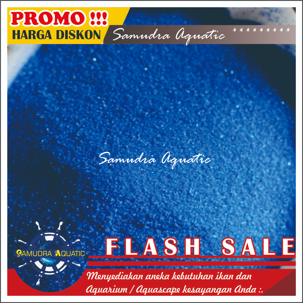 Pasir Silika BIRU 150gr - Pasir Hias - Pasir Silica BIRU - Pasir Aquascape - Pasir Aquarium - Pasir 