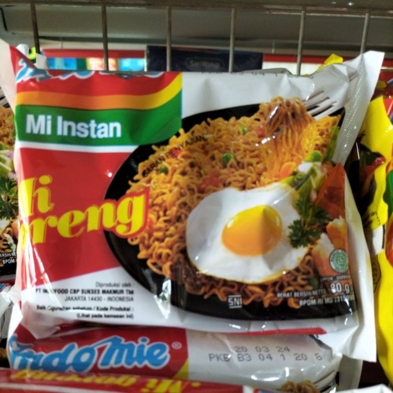 

Indomie goreng 80gr