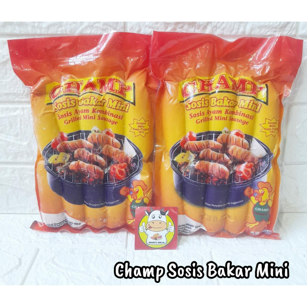 

CHAMP SOSIS AYAM BAKAR MINI 500GR - FROZEN FOOD - BRONTZ JOGJA