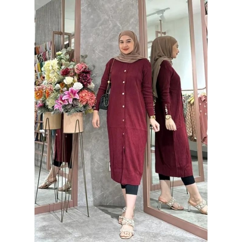 Gamis Inara Rajut Midi