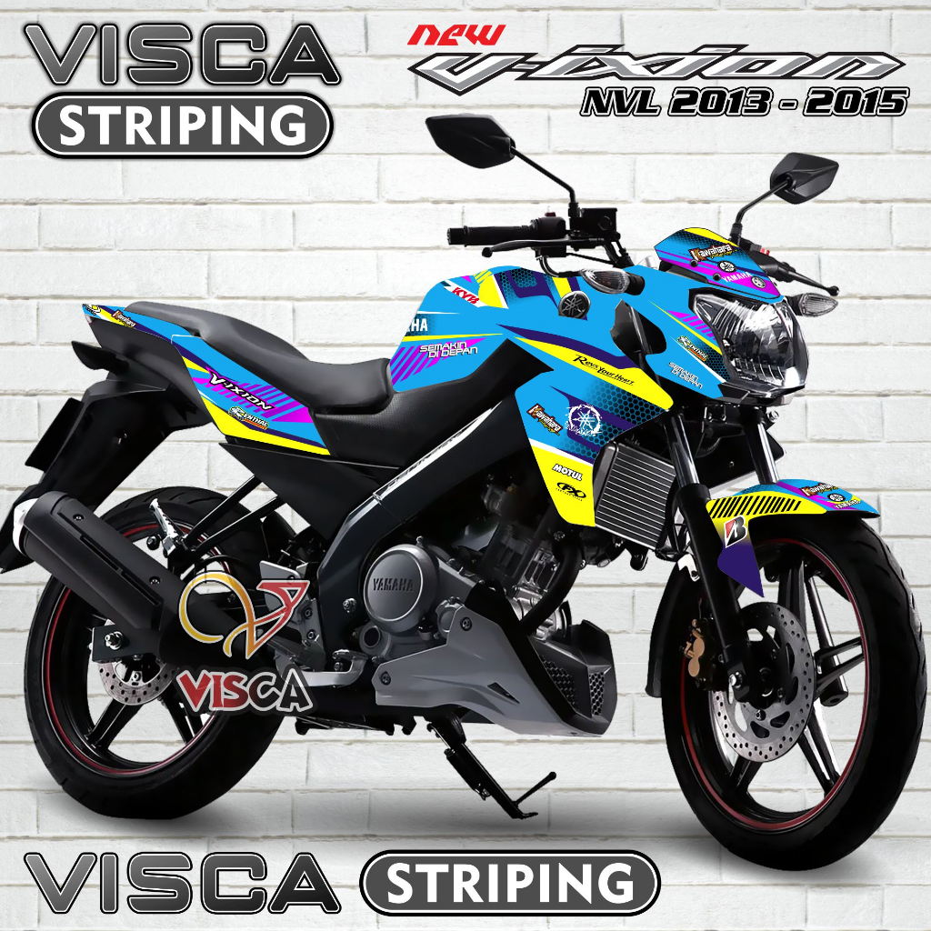 Decal Vixion NVL - Stiker Vixion NVL - Dekal Vixion NVL Full Body - Striping Vixion NVL Variasi - De