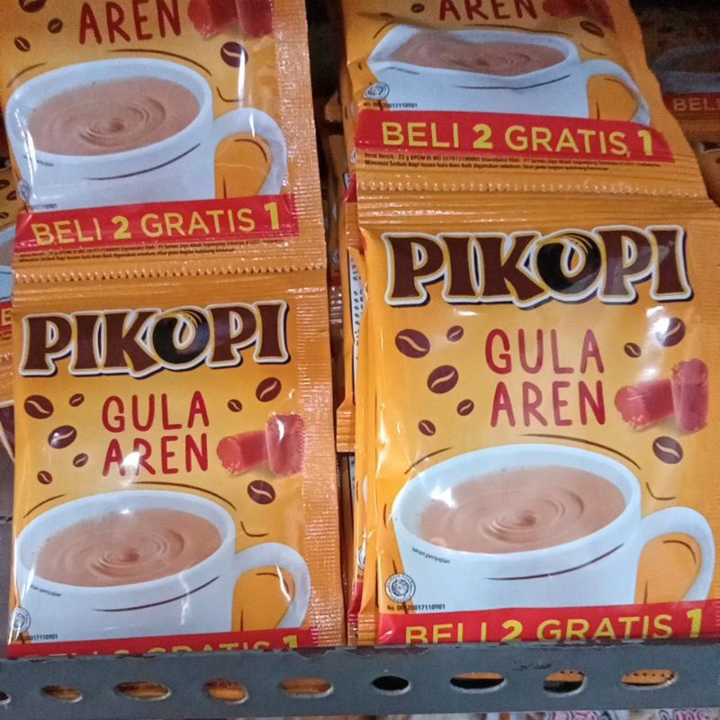 

Kopi Pikopi gula Aren 1rtg isi 15 saset