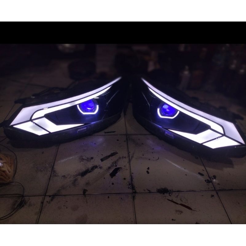 HEADLAMP VIOS GEN3 CUSTOM MODIFIKASI