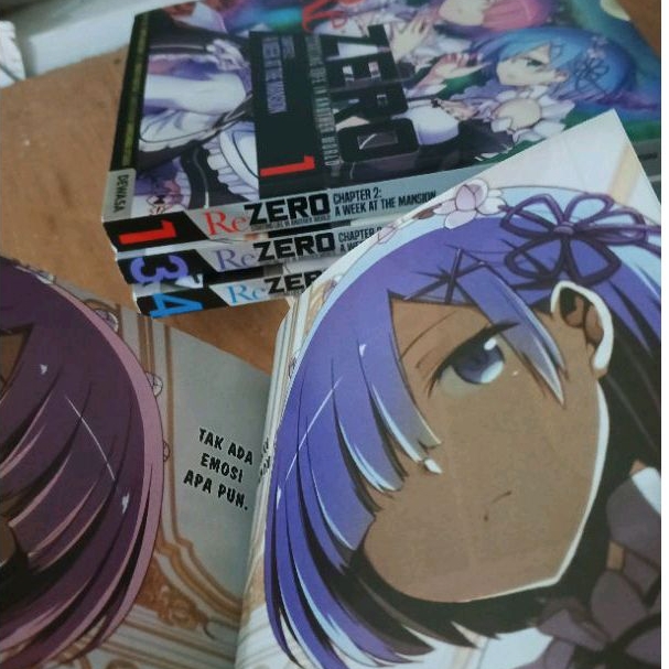 Termurah Komik Re Zero Set Vol 1 - 5 Tamat
