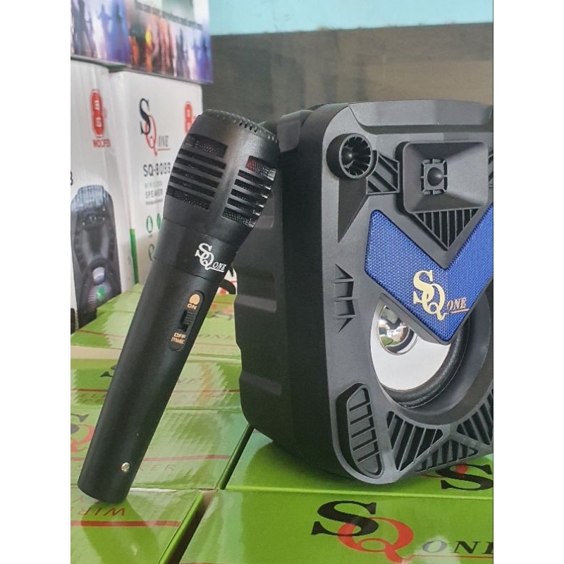 Speaker Bluetooth Portable SQONE SQ ONE SQ-306A / SQ-306B SQ306B / SQ306A Super Bass Free Mic 5 Mode