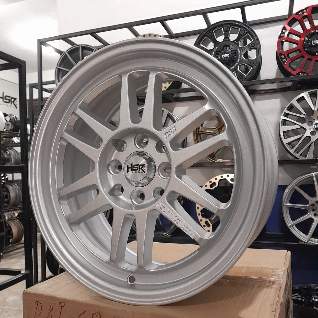 Velg Racing rpf1 ring 15 lebar 6,5 Hsr Boroko BLY velg mobil r15 Mirage Fiesta March