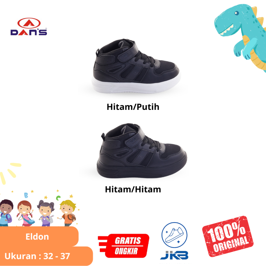 Sepatu Sneakers Anak Laki-Laki(SD) Dans Eldon Original
