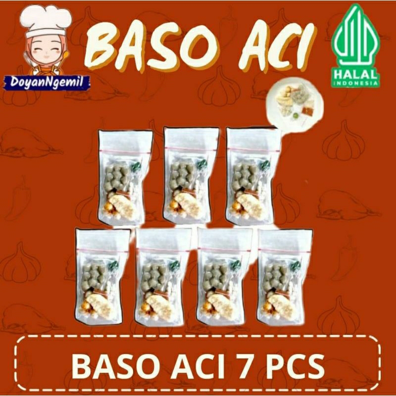 

PAKET 7 BUNGKUS BASO ACI MAKANAN INSTAN