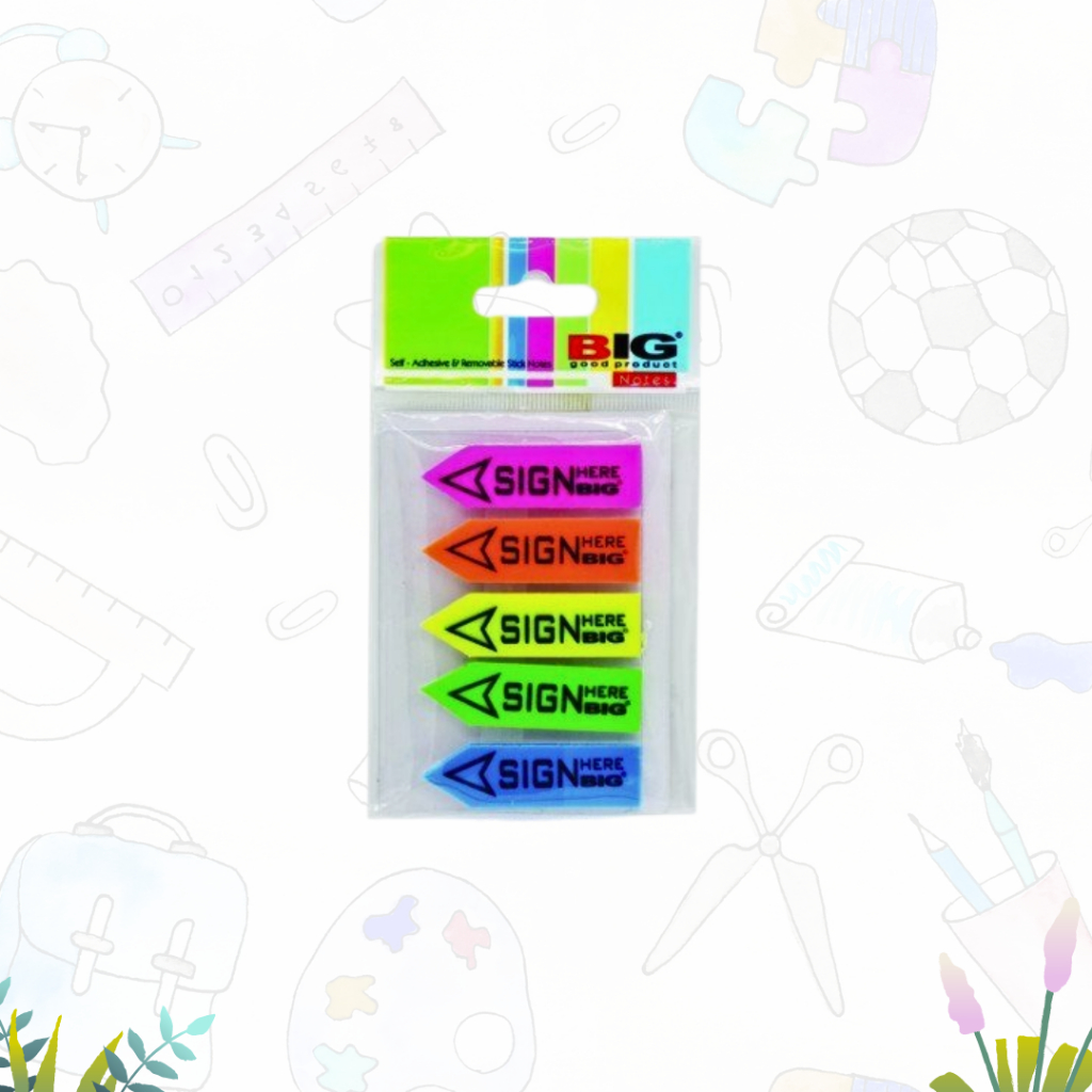 

Memo Stick Sign Here / Pembatas buku BIG SIGN HERE