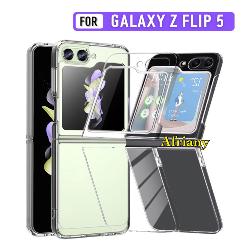 Case Samsung Galaxy Z Flip 3 5G/Z Flip 4 5G/Z Flip 5 5G Clear Transparan Hard Casing
