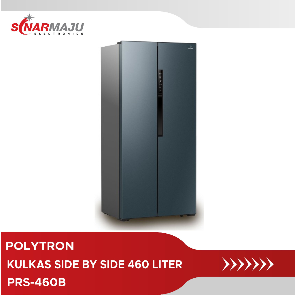 Kulkas Side By Side Polytron 460 Liter PRS-460B / PRS460B