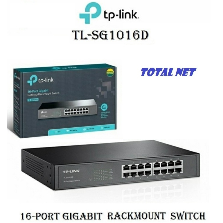 TP-LINK TL-SG1016D SG1016D 16-Port Gigabit Switch