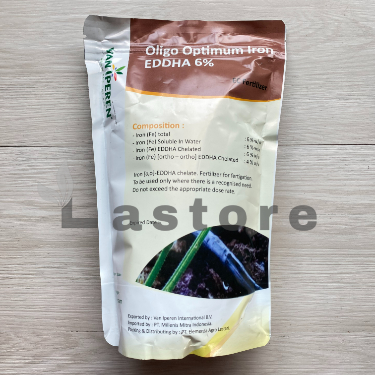 Oligo Optimum 500 gram Fe EDDHA 6% ortho 4.0 untuk Hidroponik