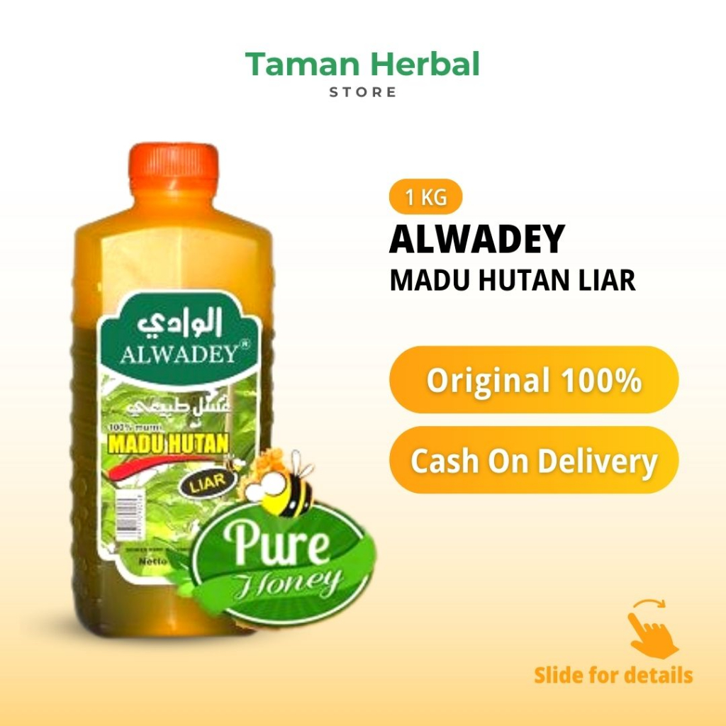 

Alwadey Madu Hutan Liar | Madu Hutan Al wadey (1Kg / 1000 Gr)