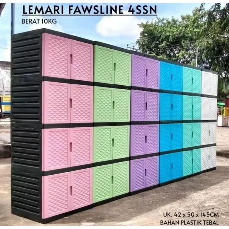 Lemari Plastik 4 Susun Lemari Baju Lemari Plastik Jumbo Fawsline Lemari
