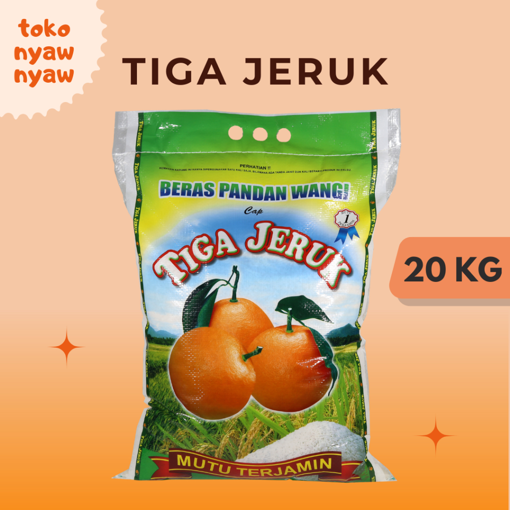 

Beras Tiga Jeruk 20 kg - GOJEK