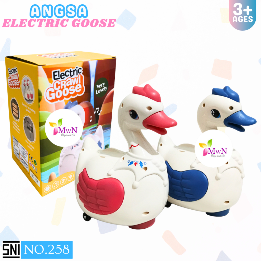 MWN Mainan Electric Goose Angsa Bertelur No.258