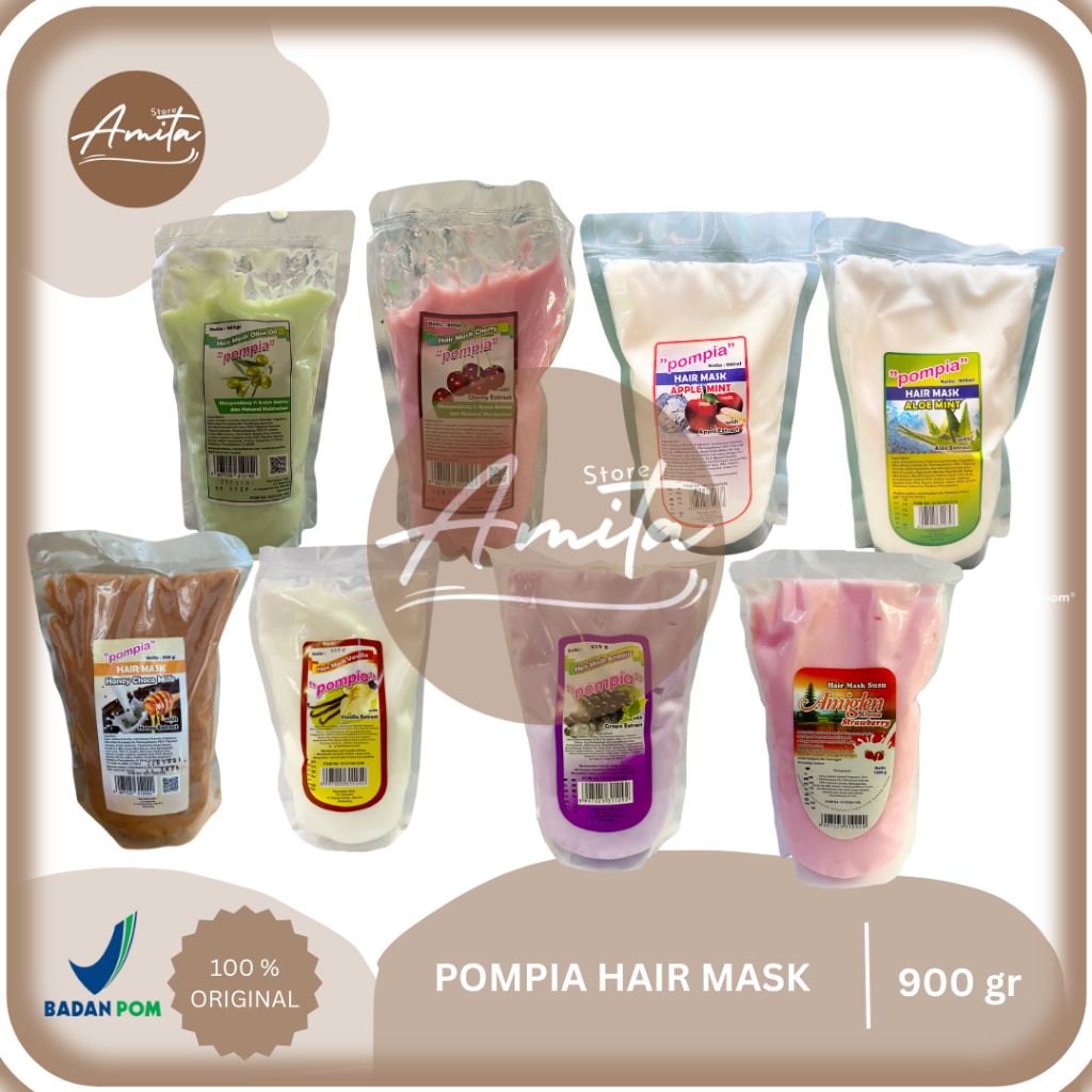 2110A Pompia Hair Mask Amiglen masker rambut 900gr