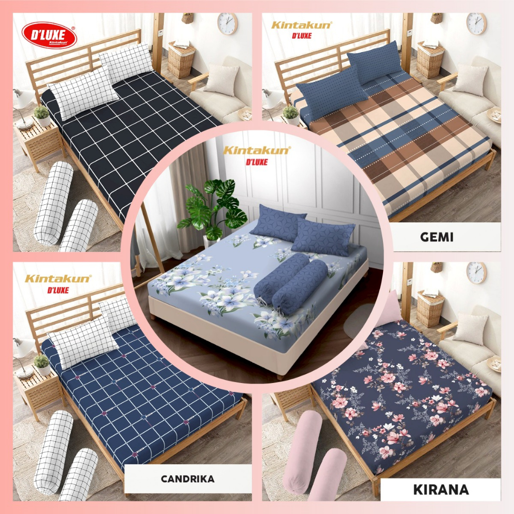 Sprei Kintakun Tinggi 30 Cm Queen Size - Seprai Seprei Kintakun D'luxe T30 160 x 200