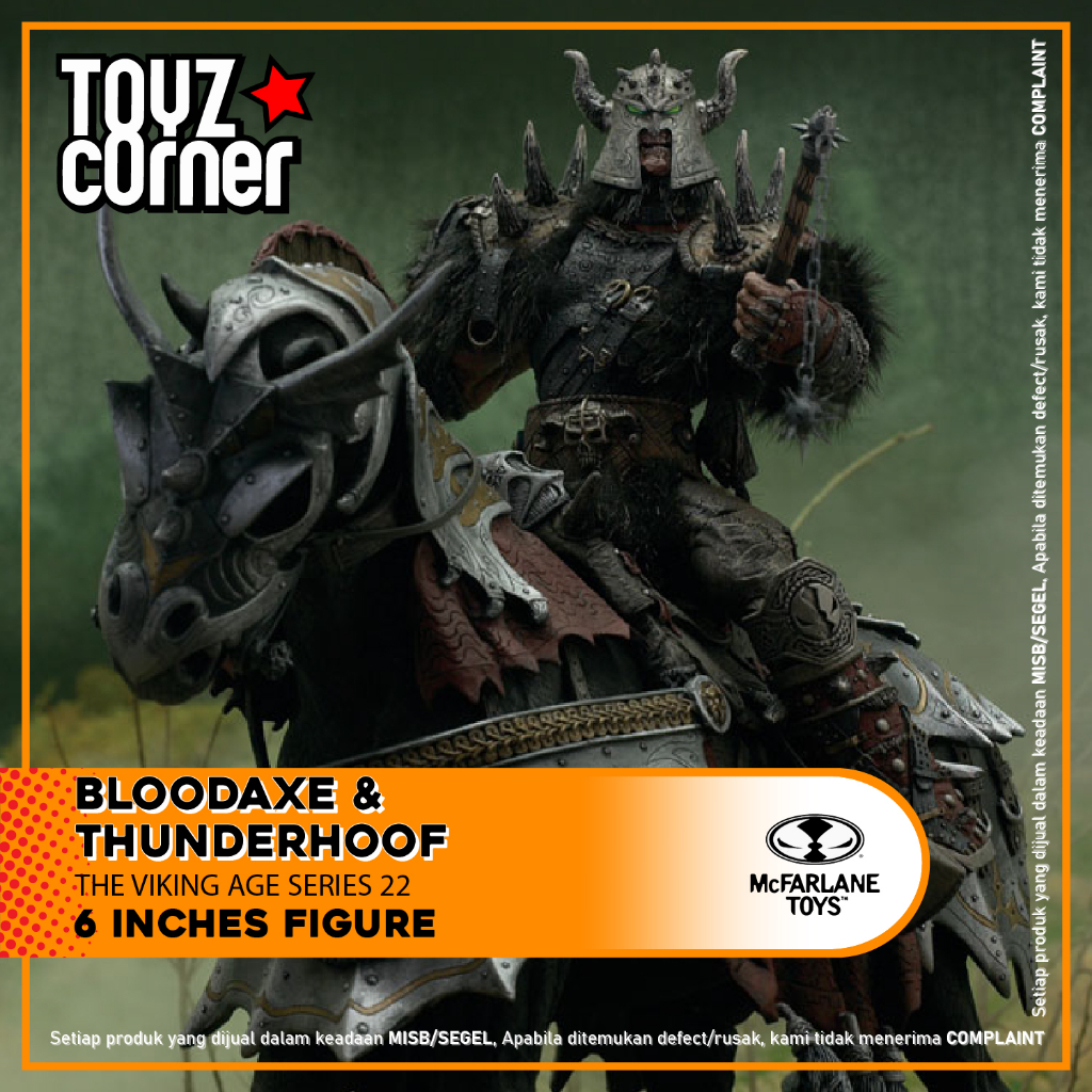 Toyz Corner - Mcfarlane Toys Spawn The Viking Age Series 22 Bloodaxe and Thunderhoof
