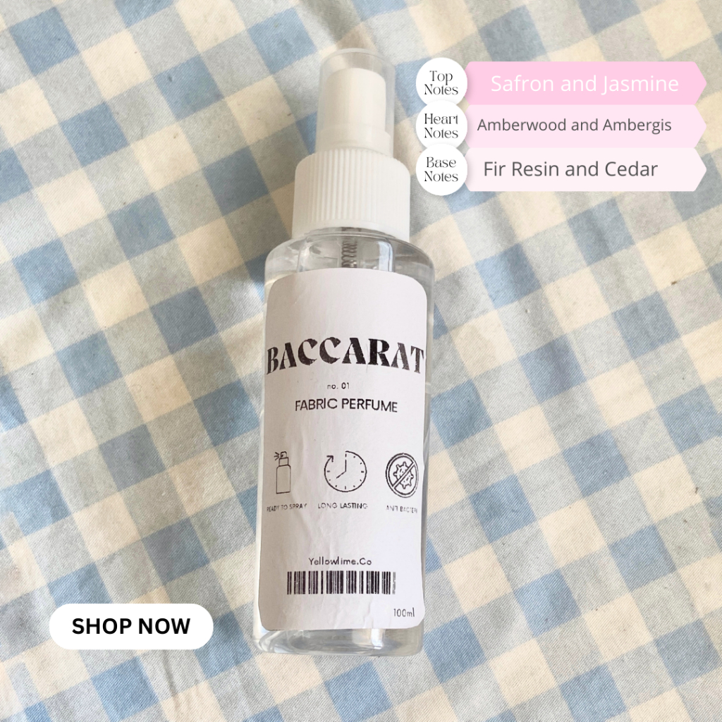 Parfum Pakaian 100 ml Yellowlime | Fabric Perfume Blossom Mykonos Morrocon Vanilla Baccarat 540 Taha