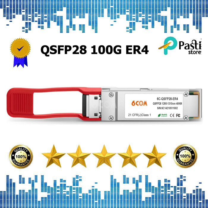 6C-QSFP28-ER4 QSFP28 100G 1270-1330nm 40km DDM CISCO Compatible