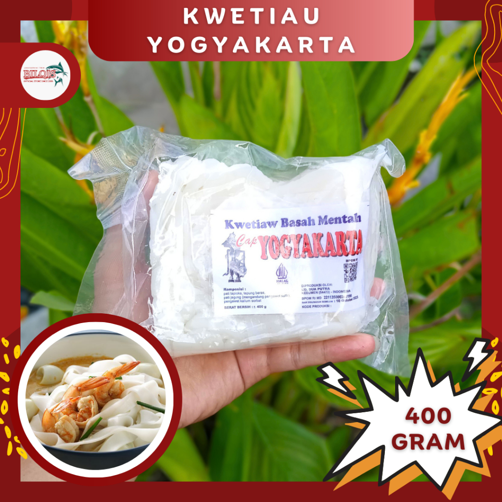 

Kwetiau Basah / Kwetiau Yogyakarta - 400gr