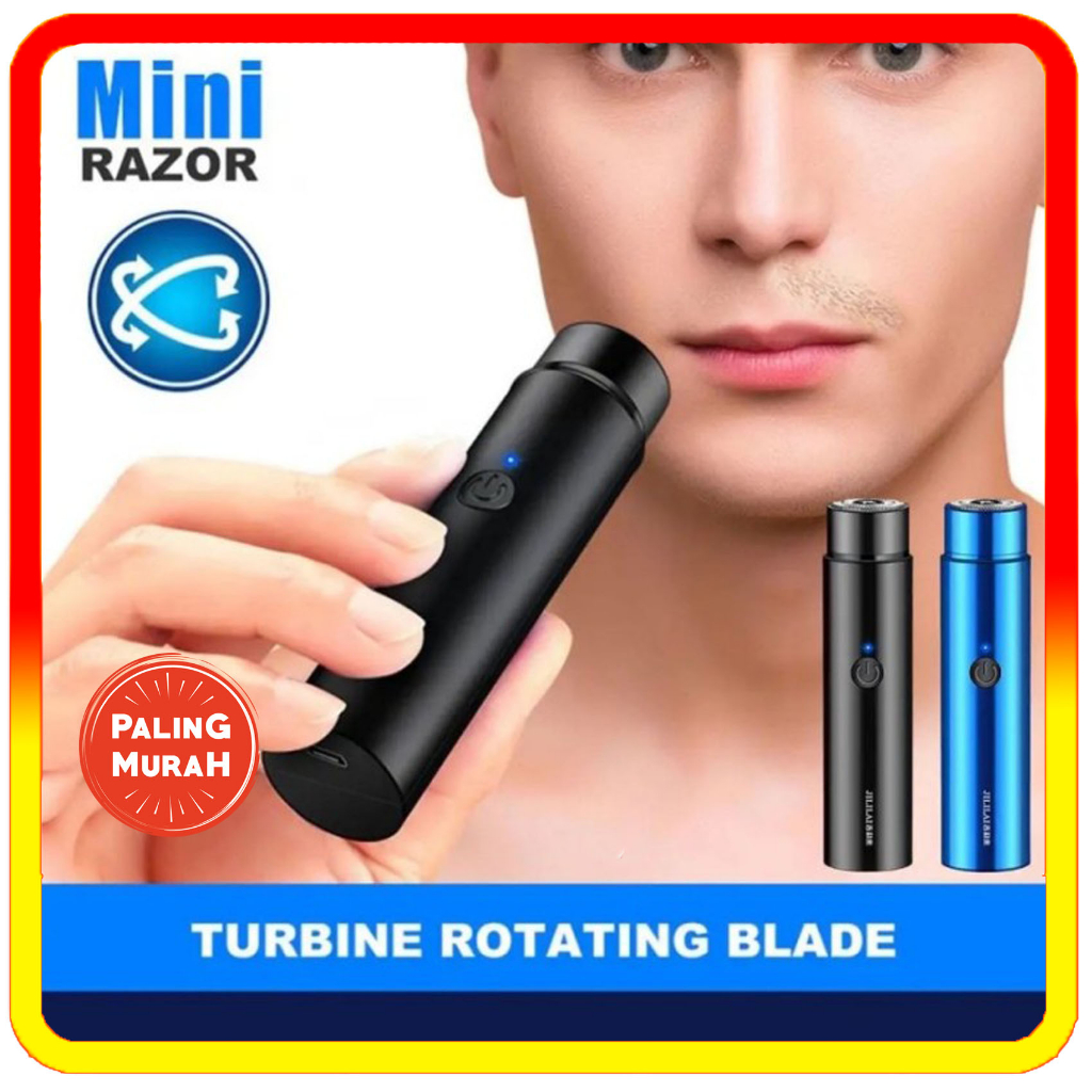 CL Alat Cukur Elektrik Portable Mini Cukuran Travel Kumis Jenggot Rambut / Alat Cukur Jenggot Elektrik Mini Portable - Alat Cukur Kumis / Jenggot