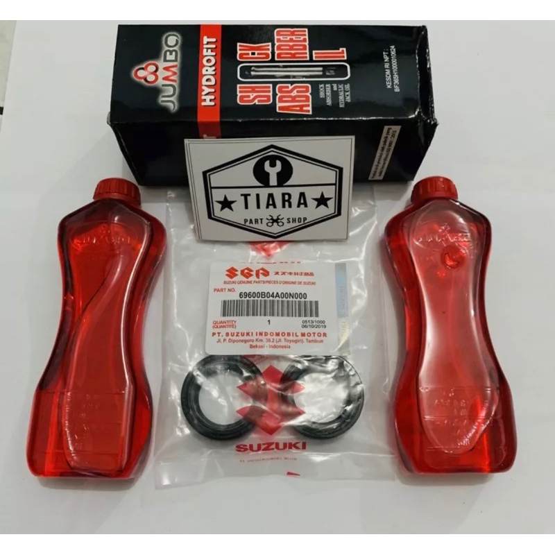 Paket Oli Shock Seal Sil Sok Shockbreaker Depan Spin Skywave Skydrive Hayate let's address Axelo Nex