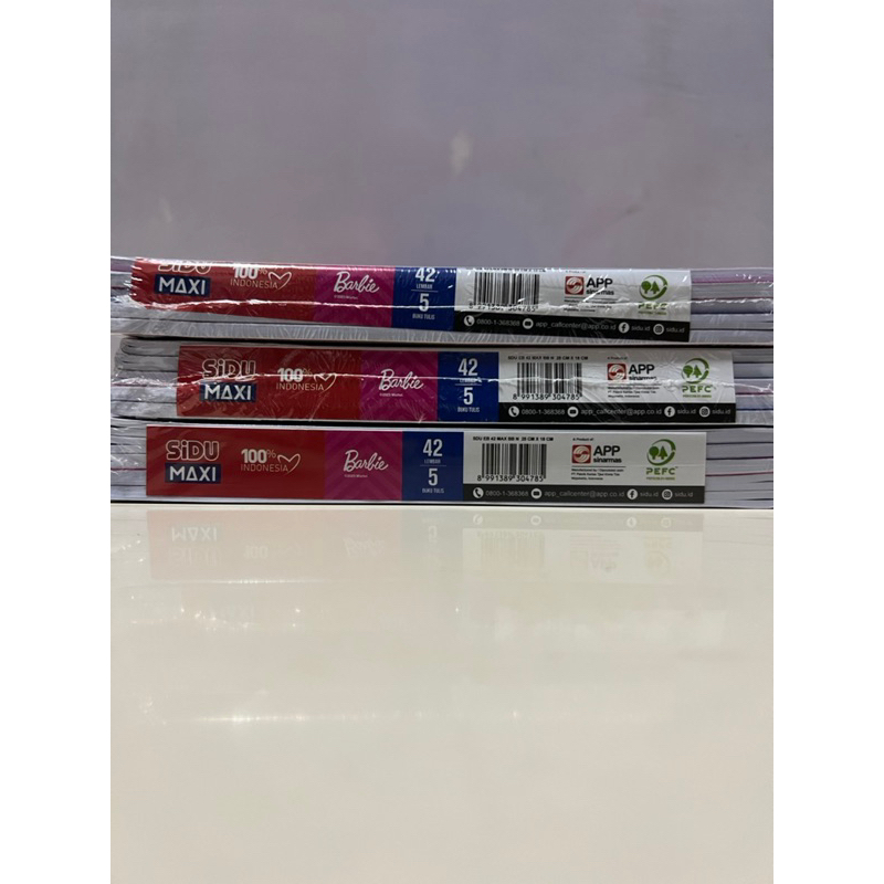 

Buku tulis SIDU MAXI 42 lembar (1pack isi 5 buku)
