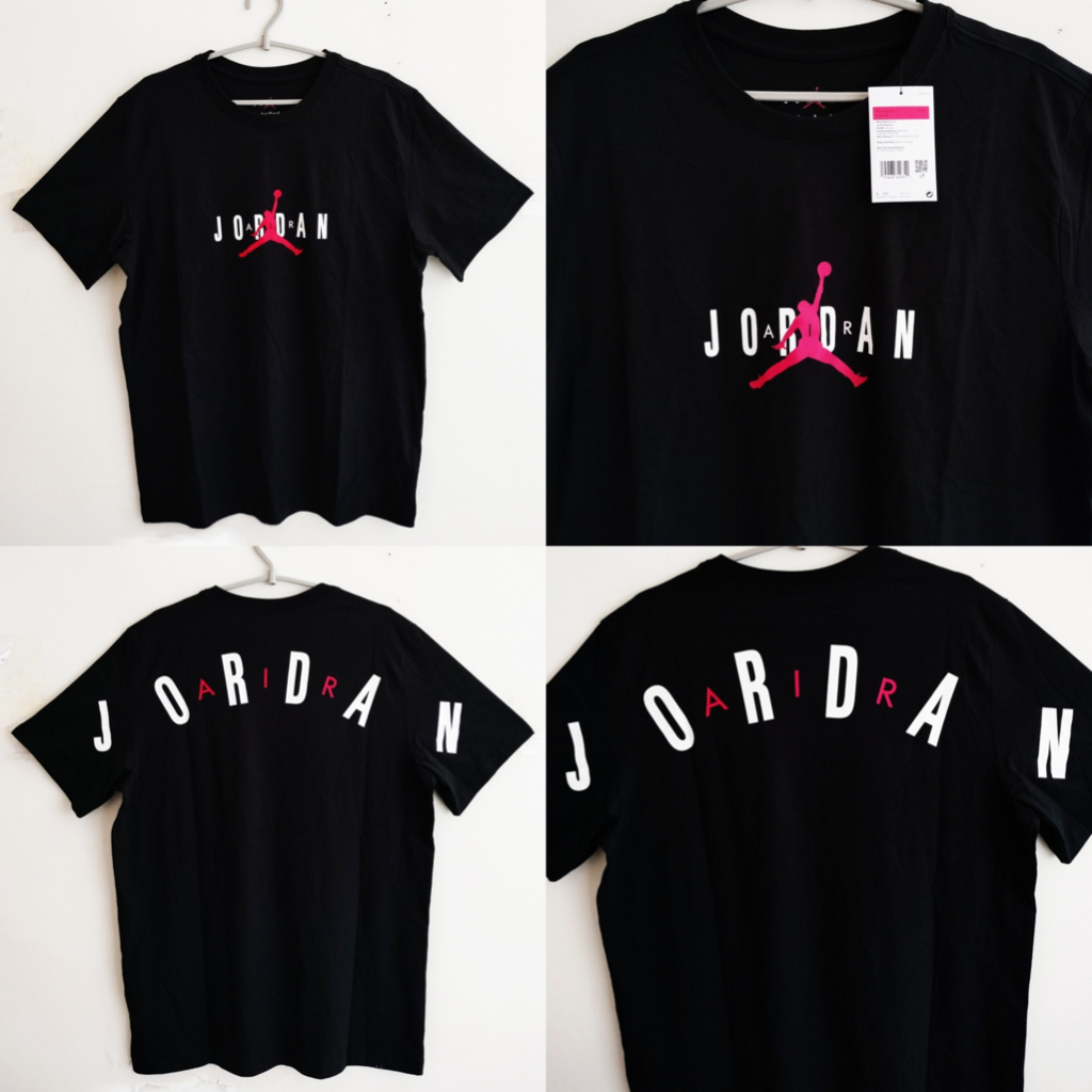 Kaos Pria Nike MJ Jordan Air Stretch Ss Crew Tee Original