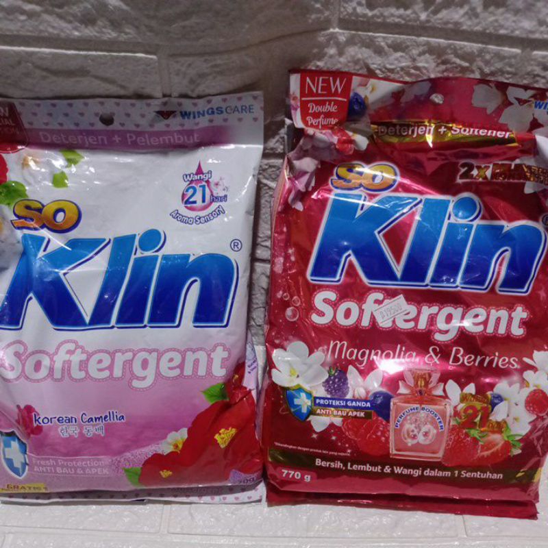 so klin softergent 770 gram