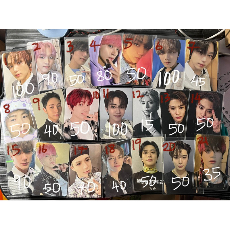 wts photocard pc nct dream jeno renjun mark jaemin chenle jisung haechan glimo glitch mode trading c