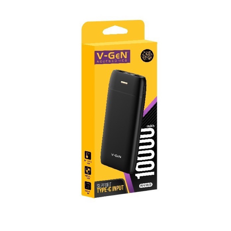 POWERBANK VGEN V10K26 Powerbank 10000mAh Dual Input Original