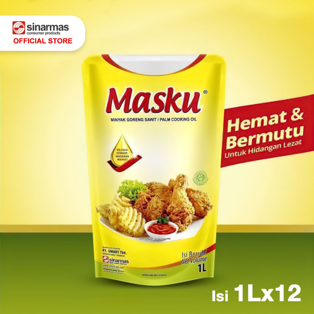 

Masku Minyak Goreng Pouch - 1 Liter Karton 12 Pcs