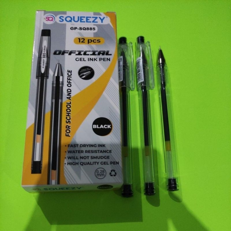 

Pulpen pena hitech Squeezy SQ-885 per pcs