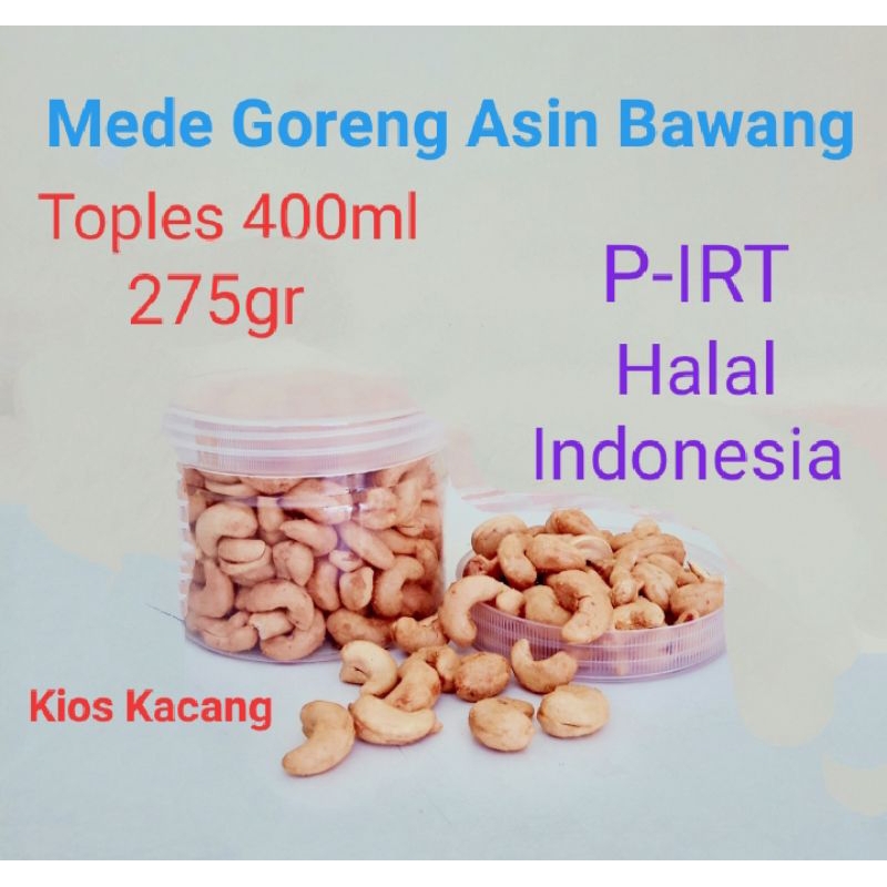 

(275gr) Kacang Mede Super - Goreng Toples Tabung 400ml