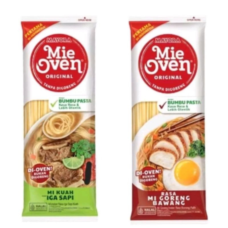 

MIE OVEN MIE INSTAN IGA SAPI & MIE GORENG BAWANG PUTIH & GULAI SULTAN