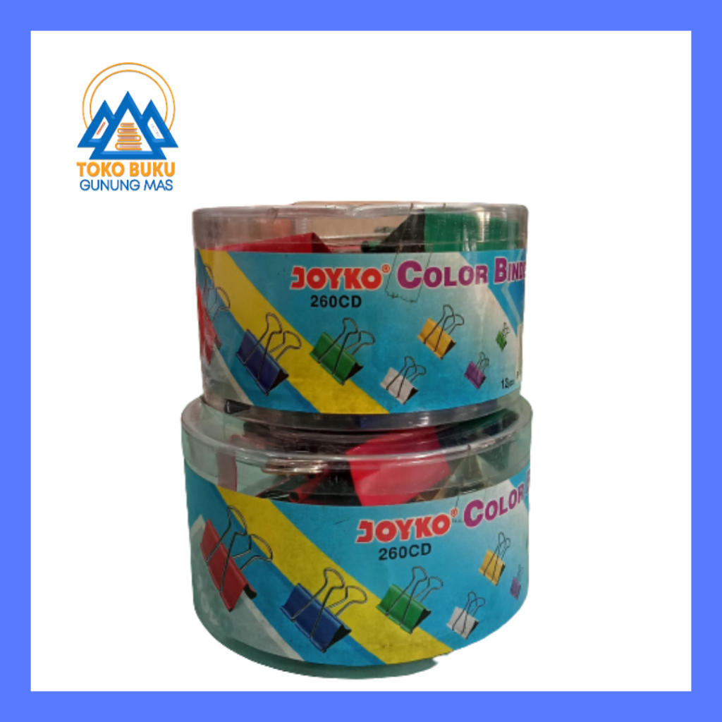 

JOYKO COLOR BINDER CLIP NO 260 CD