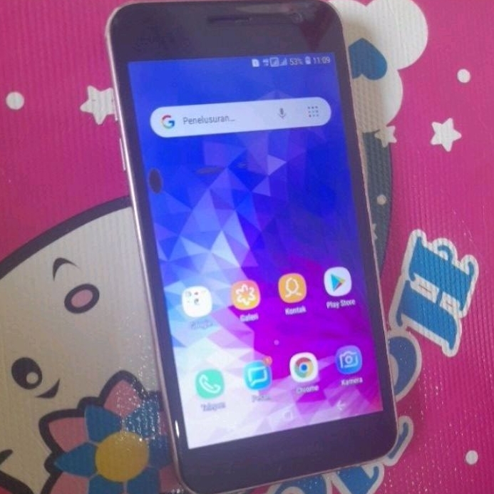 Hape Samsung galaxy j2 core versi android 8 hape second minus lcd ada hitam dikit sesuai foto tapi n