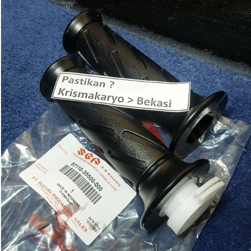 Handgrip Satria 2 tak Hiu 2t Lumba Stang Setir 2tak Ori Suzuki