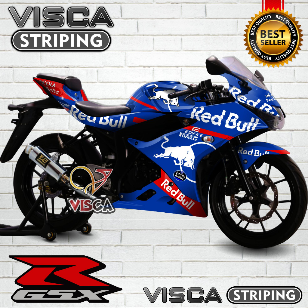 Decal GSX R150 Full Body - Stiker GSX R150 Full Body - Dekal GSX R150 Full Body - Striping GSX R150 