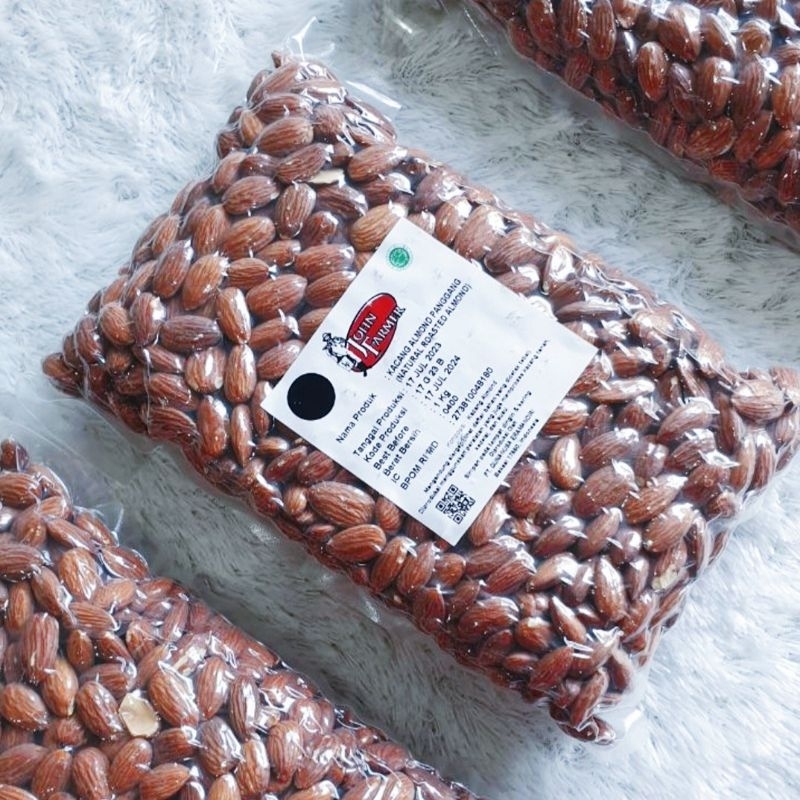 

(Promo) Kacang Almond Panggang 1kg JOHN FARMER Natural Roasted Almond