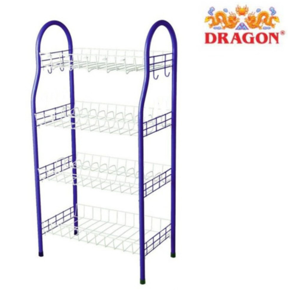 E.Baystore - Dragon Rak Piring & Gelas 4 Susun Jumbo Stainless Steel Anti Karat