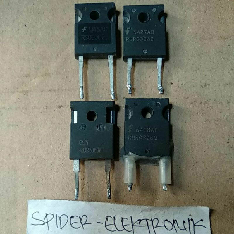DIODA RURG3060 R3060G2 RHRG3060 MUR3060PT  30a 600v