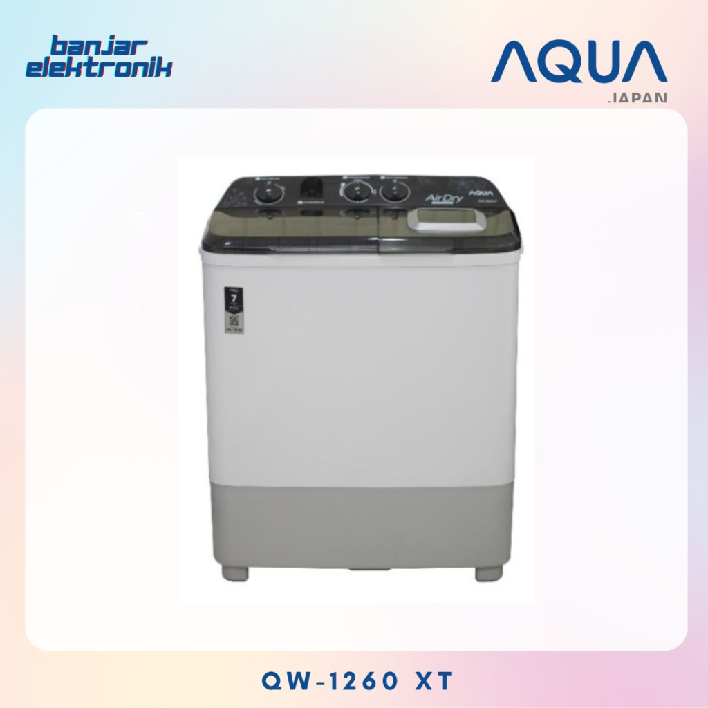 MESIN CUCI AQUA JAPAN 12 KG AQUA QWP1260T MURAH