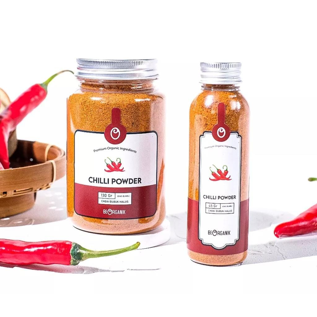 

Beorganik Chili Powder/Cabai Bubuk Halus Bumbu Rempah Murni Alami
