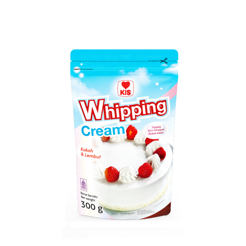 

KIS WHIPPING CREAM KEMASAN POUCH 300GRAM